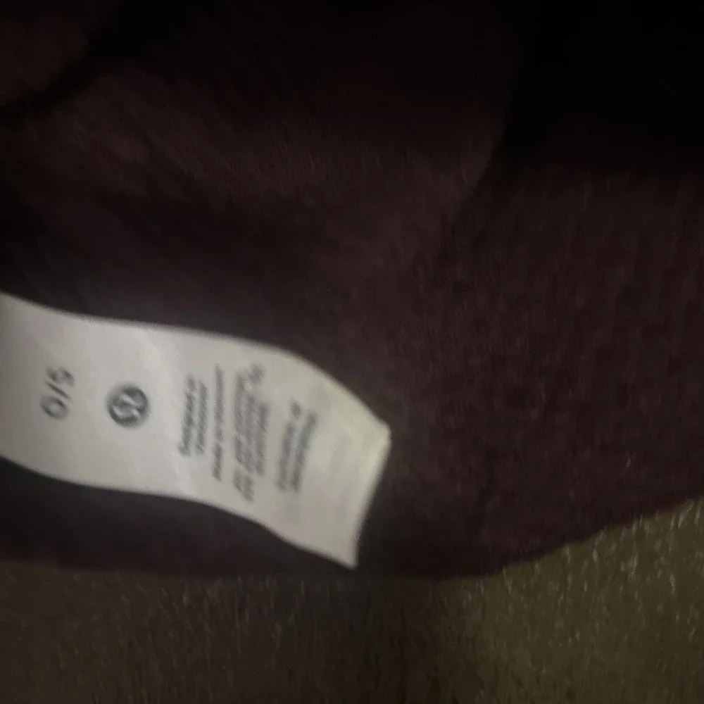 Lululemon Cotton Blend Beanie Dark Red Burgundy